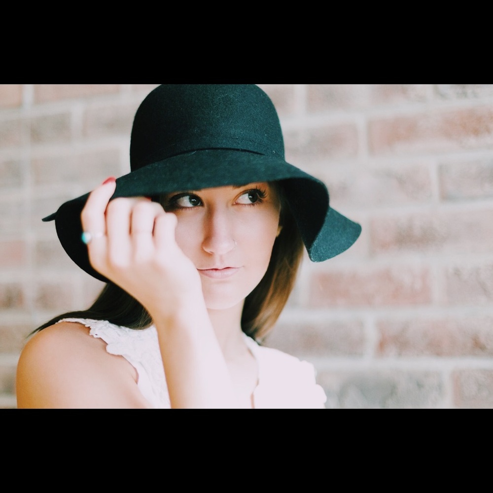Black Wool Hat